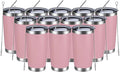 MEWAY 20oz Tumbler 12 Pack Double Wall Vacuum Insulated Travel Mug Bulk by MEWAY