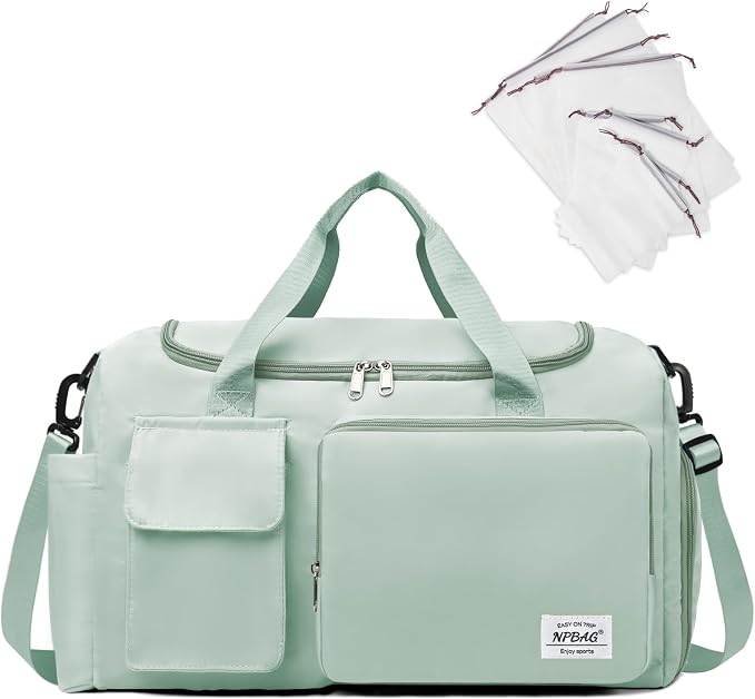 NPBAG Women Travel Duffel, Gym Workout Overnight Bag, Mommy Hospital Bag by NPBAG