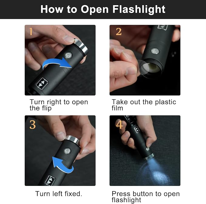 Lejorain Folding Reverse LED Umbrella - Image 5