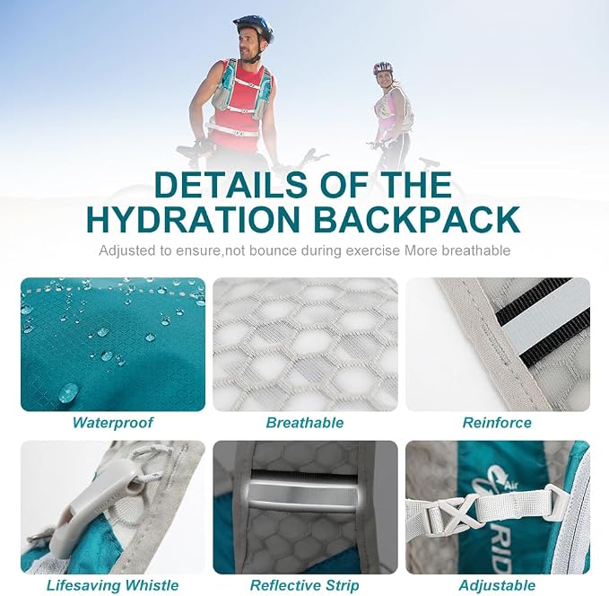 INOXTO Hydration Pack Backpack ，Water Backpack - Image 3