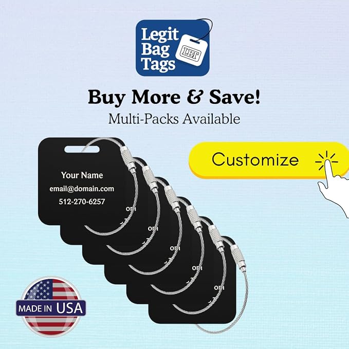 Custom Luggage Tags - Image 2