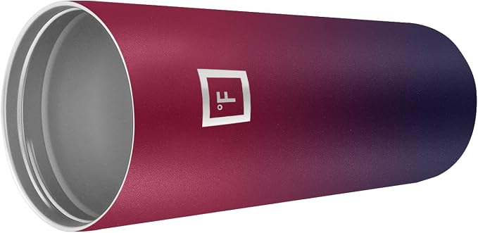 IRON °FLASK Classic Tumbler - Vacuum Insulated Stainless Steel Water Bottle, Double Walled, Drinking Cup, Insulated Travel Mug (Dark Rainbow, 24 oz Solid Lid) - Image 5