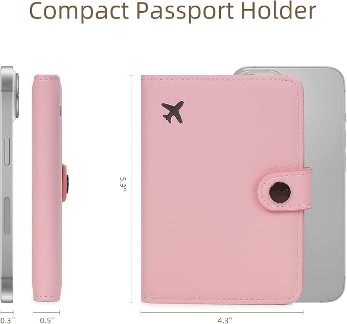 ZOPPEN Passport Holder Women, Passport Cover Travel Wallet Rfid Blocking - Image 5