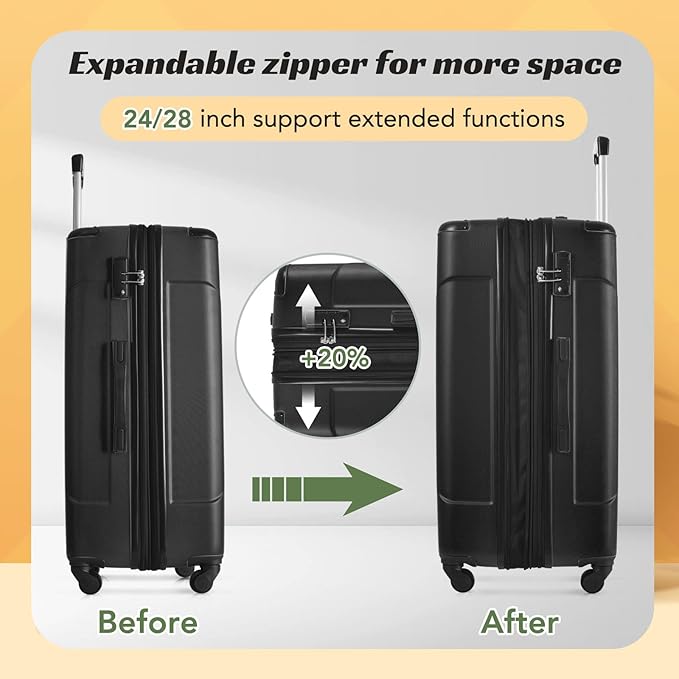 Merax Luggage Sets of 2 Suitcases - Image 4