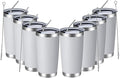 MEWAY 20oz Tumbler 8 Pack Double Wall Vacuum Insulated Travel Mug Bulk by MEWAY