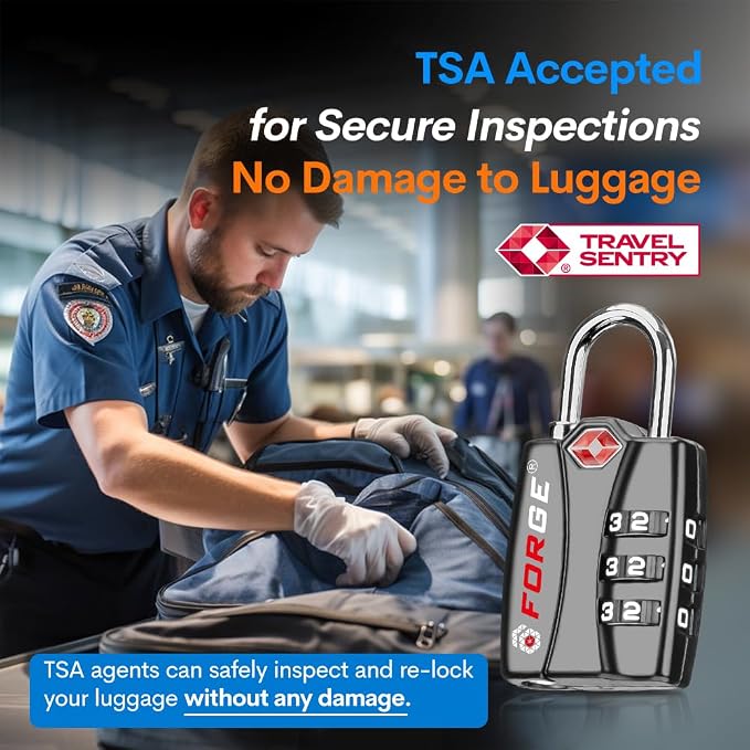 Forge TSA Luggage Combination Lock - Image 2