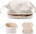 Wedding Gifts, Initial Makeup Bag, Daughter Gifts, Personalized Double Layer by Vogewood