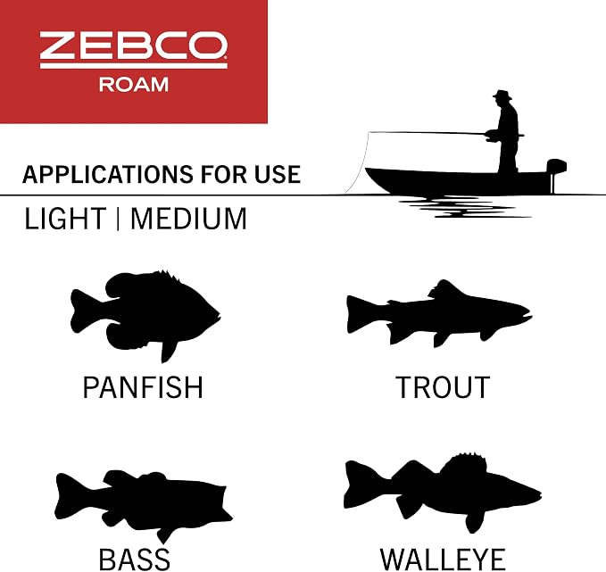 Zebco Roam Telescopic Fishing Rod and Spinning or Spincast Fishing Reel Combo - Image 8