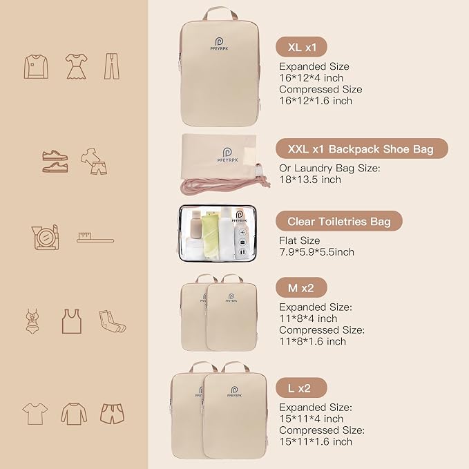 Lightweight Compression Packing Cubes - Image 2