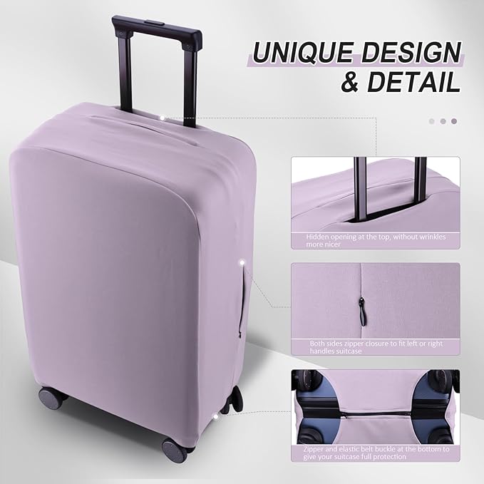 Travel Luggage Cover Suitcase Protector Scratch-Resistant Fit 19-31 Inch - Image 3