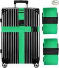 Luggage Straps for Suitcases TSA Approved-2 Pack Bright Personalized Luggage by GOWRAPS
