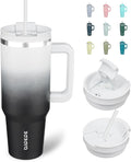 BJPKPK Insulated Tumblers With Handle And Straw 40 oz Stainless Steel Tumbler Cups With Lid,Day And Night by BJPKPK