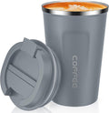 CS COSDDI 12 oz Stainless Steel Vacuum Insulated Tumbler - Coffee Travel Mug Spill Proof with Lid - Coffee Cups for Keep Hot/Ice Coffee,Tea and Beer by CSCOSSDI