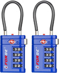 Forge TSA Approved Luggage Locks 4 Digit Combination TSA Travel Locks by Forge