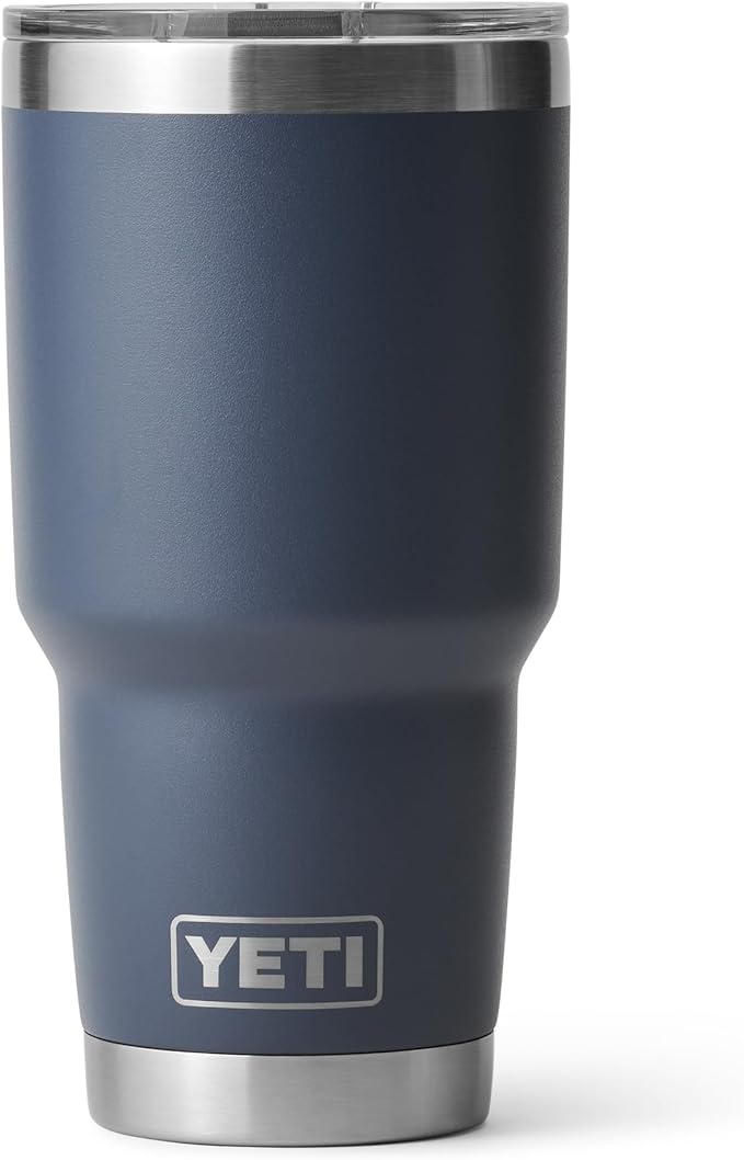 YETI Rambler 30 oz Stainless Steel Vacuum Insulated Tumbler w/MagSlider Lid, Navy by YETI