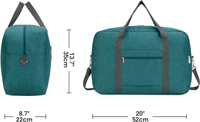 For United Airlines Foldable Carry on Bag 22x14x9 Travel Duffel Bag Packable - Image 4