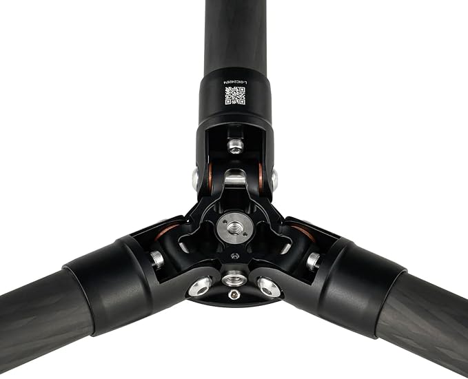 Leofoto 60" Lightweight Carbon Fiber Travel Tripod, Professional Compact Tripod - Image 2