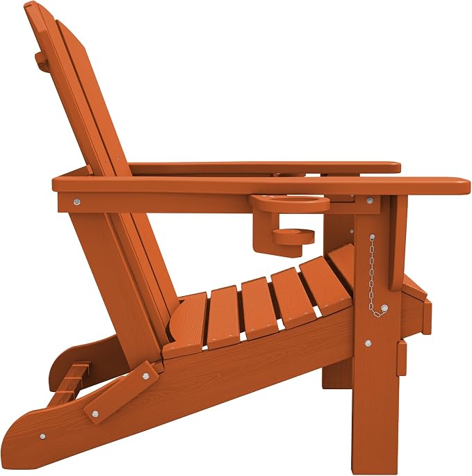 SERWALL Adirondack Chair with Cup Holders - Image 4