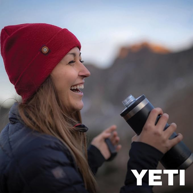 YETI Rambler 18 oz Bottle, Vacuum Insulated, Leakproof, Stainless Steel with Chug Cap, Cherry Blossom - Image 6
