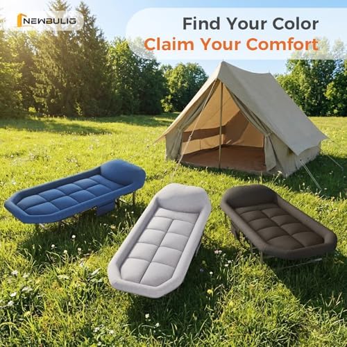 NEWBULIG Camping Cots for Adults, Camping Cot with Mattress - Image 2