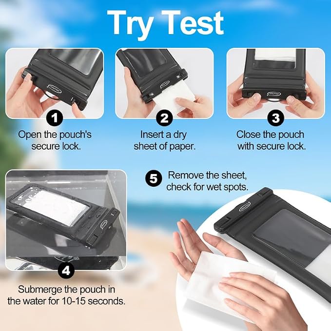 AiRunTech Floating Waterproof Phone Pouch, Waterproof Phone Case - Image 9