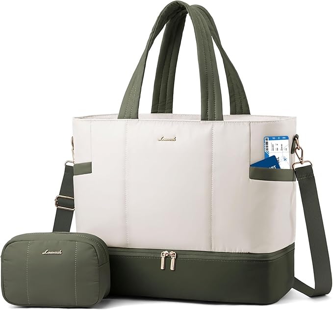 LOVEVOOK Travel Duffle Bag, Puffer Weekender Bags by LOVEVOOK