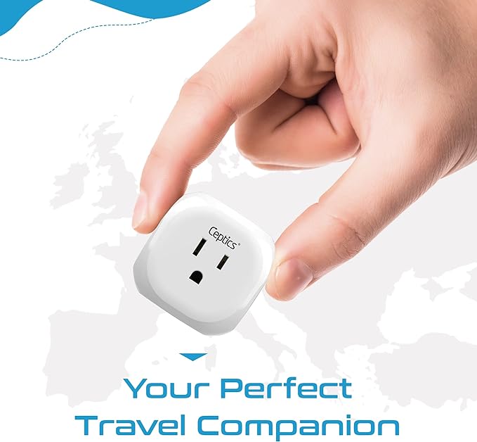 Ceptics South Africa Travel Plug Adapter South Africa Power Adapter Charger 4 - Image 5