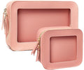 2 Pcs Clear Makup Bag Set by FFpaw