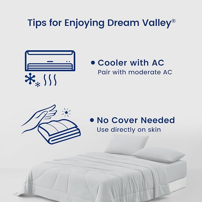 Dream Valley® Outlast® Deepsleep Cooling Comforter, King Size, NASA-Grade Space - Image 7