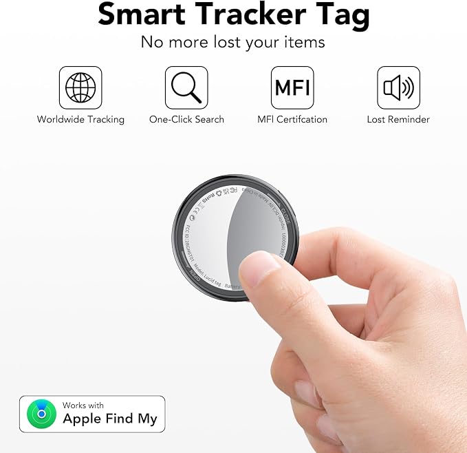 2025 New Air Tracker Tags-3 Pack, Replaceable Battery, Key Finder and Item - Image 2