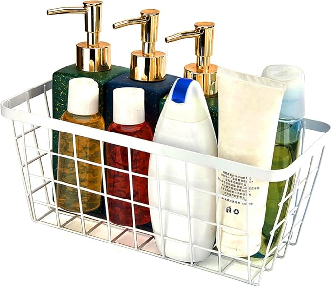 LeleCAT White Hanging Kitchen Baskets - Image 6