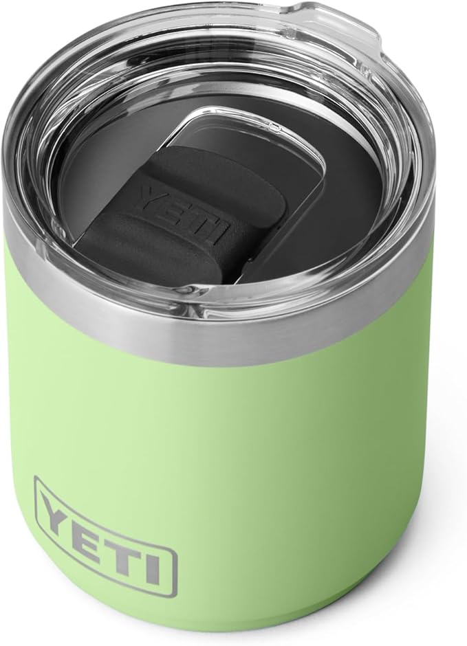 YETI Rambler 10 oz Stackable Lowball 2.0, Vacuum Insulated, Stainless Steel with MagSlider Lid, Key Lime - Image 4