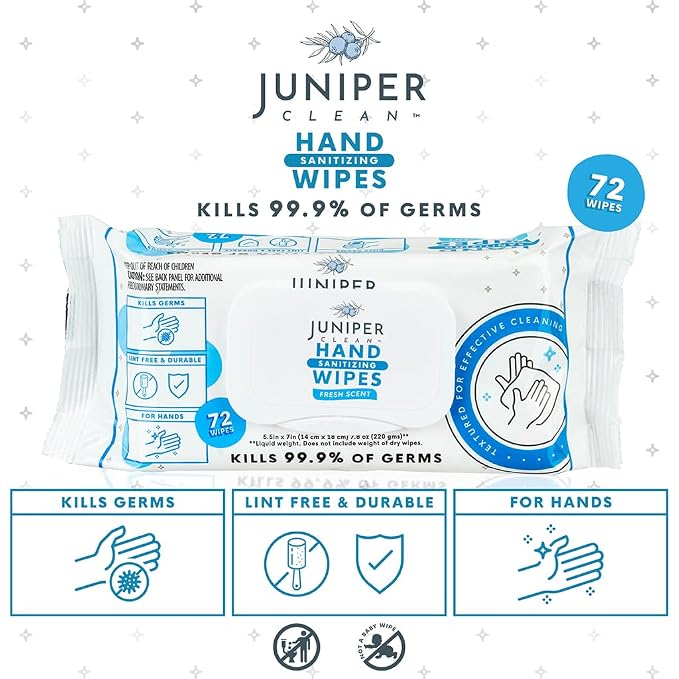 3 Pack Hand Sanitizing Wipes, Alcohol Free 216 Count Disposable Hand Sanitizer - Image 2