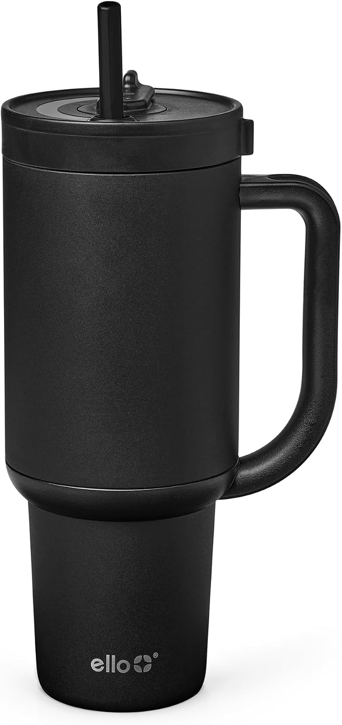 Ello Oasis 40oz Stainless Steel Tumbler - Black by Ello