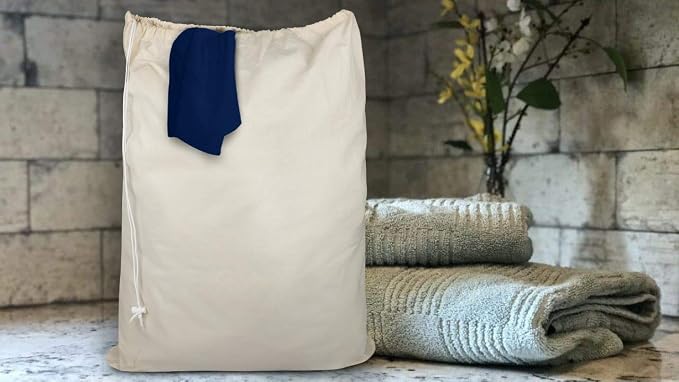 Urban Villa Laundry Bags Canvas Dirty Clothes Travel Laundry Bag Machine - Image 9