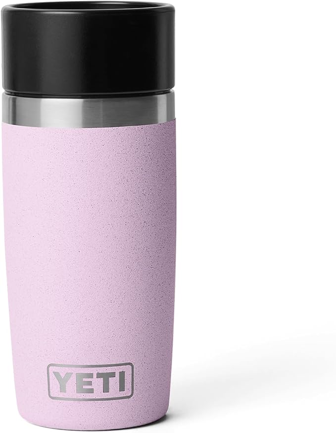 YETI Rambler 12 oz Travel Bottle, Stainless Steel, Vacuum Insulated with Leakproof Commuter Cap, Cherry Blossom - Image 5