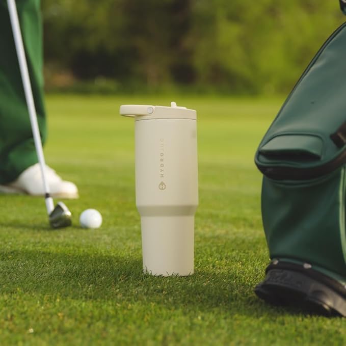 HydroJug Sport - Stainless Steel Tumbler with Straw, Vacuum Insulated, 32oz Leakproof Water Bottle, Ergonomic Design, Reusable, Dishwasher Safe, Rubber Base, Durable for Gym or Outdoors, Camo - Image 5