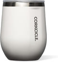 Corkcicle Stemless Wine Tumbler - Keeps Drinks Cold for 6 Hours - Triple-Insulated Stainless Steel - Non-Slip Base - Summer Drinkware Gift - Keeps Drinks Ice Cold - 12 oz - Oat Milk by Corkcicle
