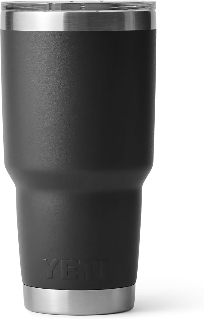 YETI Rambler 30 oz Stainless Steel Vacuum Insulated Tumbler w/ MagSlider Lid, Black - Image 5