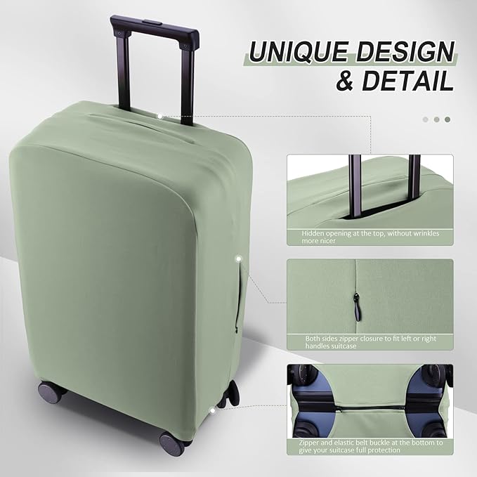 Travel Luggage Cover Suitcase Protector Scratch-Resistant Fit 19-31 Inch - Image 4
