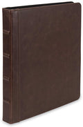 Samsill Vintage Leather Binder, 0.5 Inch Round Ring, Letter Size 8.5x11 by Samsill