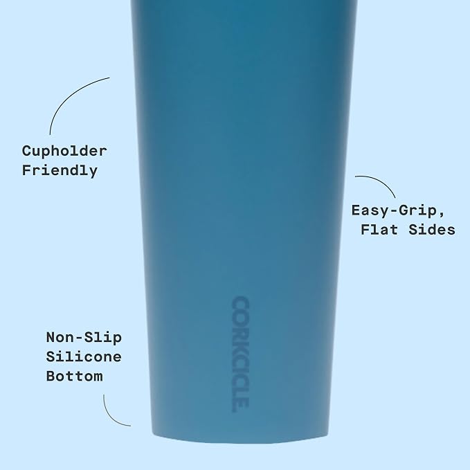 Corkcicle Classic Tumbler - Keeps Drinks Cold for 9 Hours & Hot for 3 - Triple-Insulated Stainless Steel - Holiday Tumbler Gift - 24 oz - North Shore - Image 4