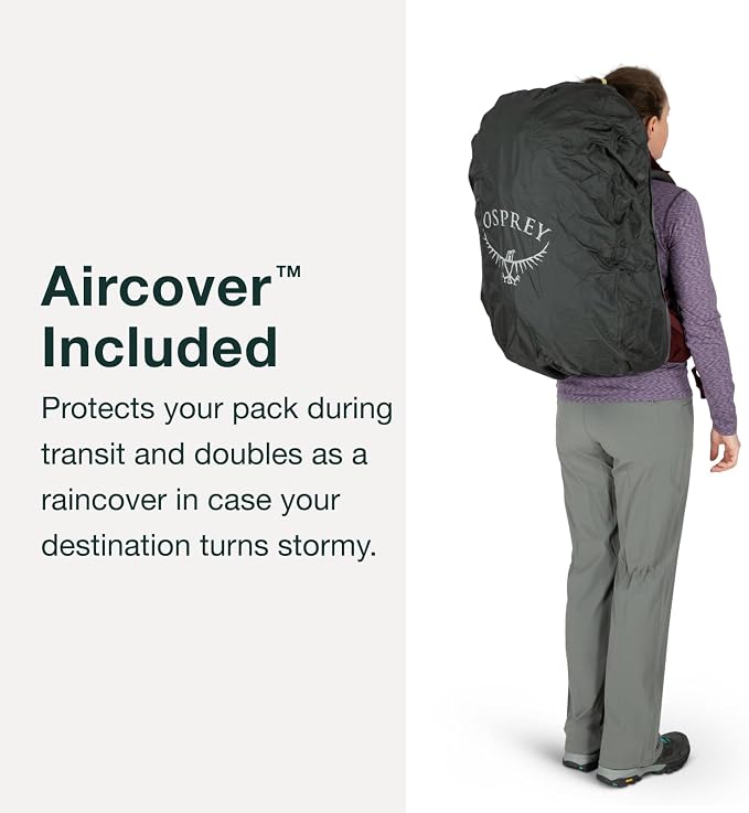 Osprey Fairview Trek 50L Women's Travel Backpack, Night Jungle Blue - Image 4