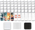 50 Pack Sublimation Blanks, 20oz Sublimation Tumblers Skinny Straight with Lids and Straws Bulk, Stainless Steel Double Wall Polymer Coating for Heat Transfer DIY Gifts by Kocdam