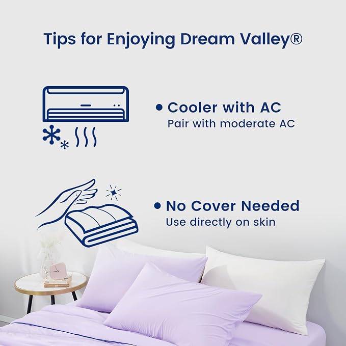 Dream Valley® Outlast® Deepsleep Cooling Comforter, Full/Queen Size, NASA-Grade - Image 6