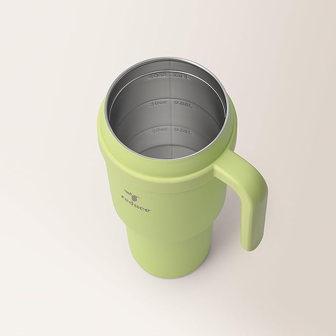 REDUCE 40 oz Stainless Steel Tumbler with Handle - Dual-Wall Vacuum Insulated Travel Mug, Sweat-Proof Lid & Reusable Straw - Keeps Drinks Cold for 24 Hrs, Fits Cupholders, Dishwasher Safe - Mojito - Image 7