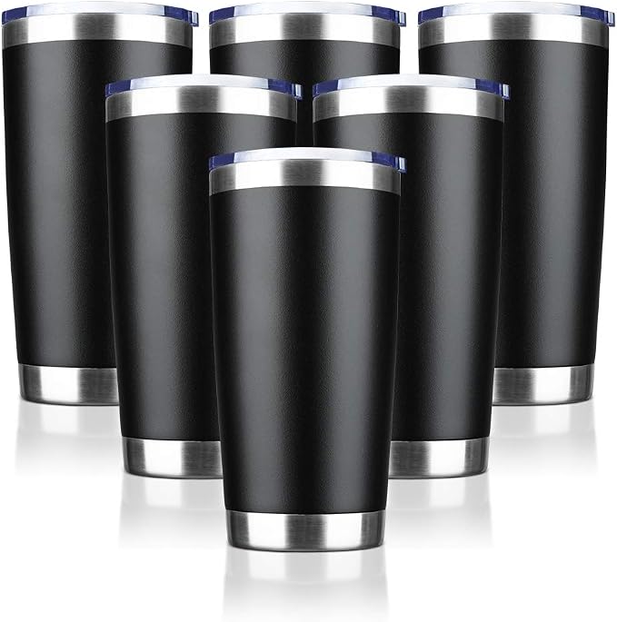 20oz Tumbler Bulk Stainless Steel Vacuum Insulated Tumblers by VisittheEcoMozz