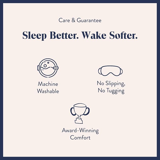 Brooklinen Silk Eye Mask for Sleeping – Carbon Grey, 100% Mulberry Silk Sleep - Image 4
