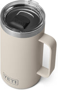 YETI Rambler 24 oz Mug, Vacuum Insulated, Stainless Steel with MagSlider Lid by YETI