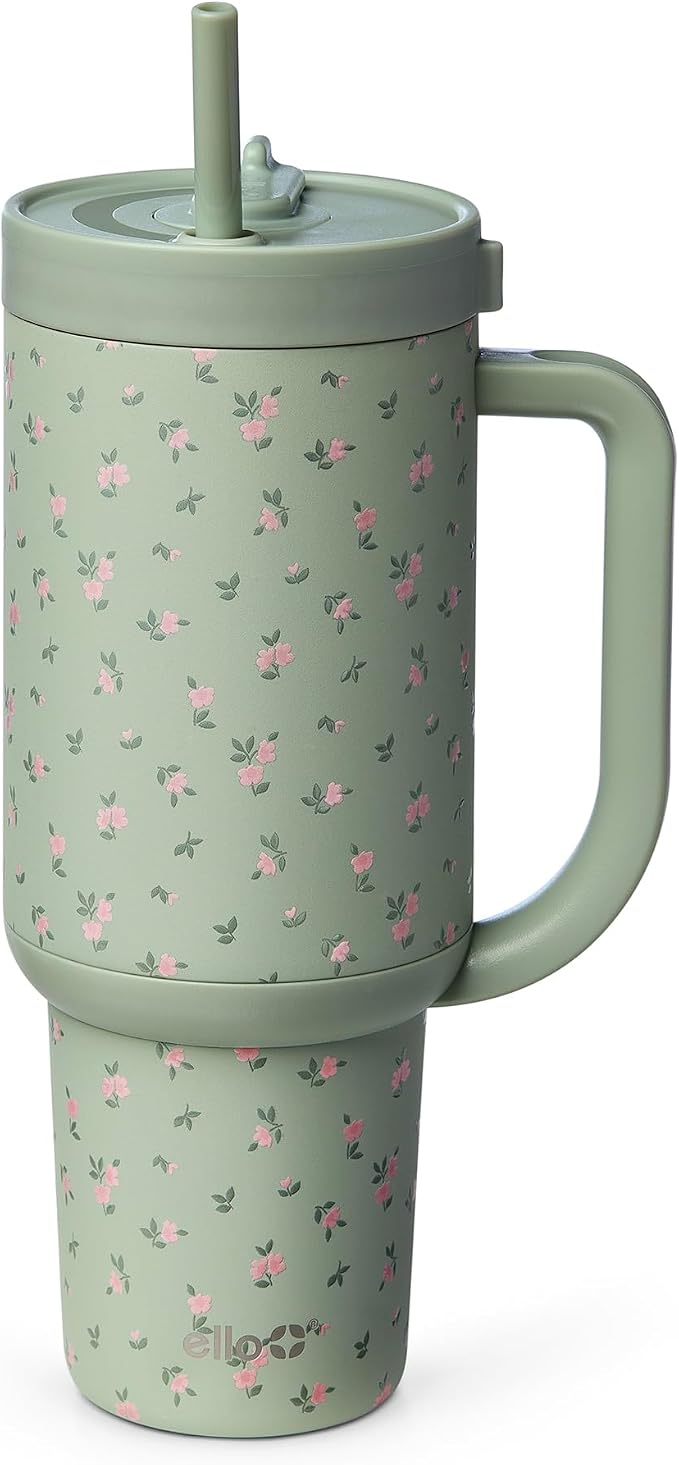 Ello Oasis 40oz Stainless Steel Tumbler - Full Bloom by Ello